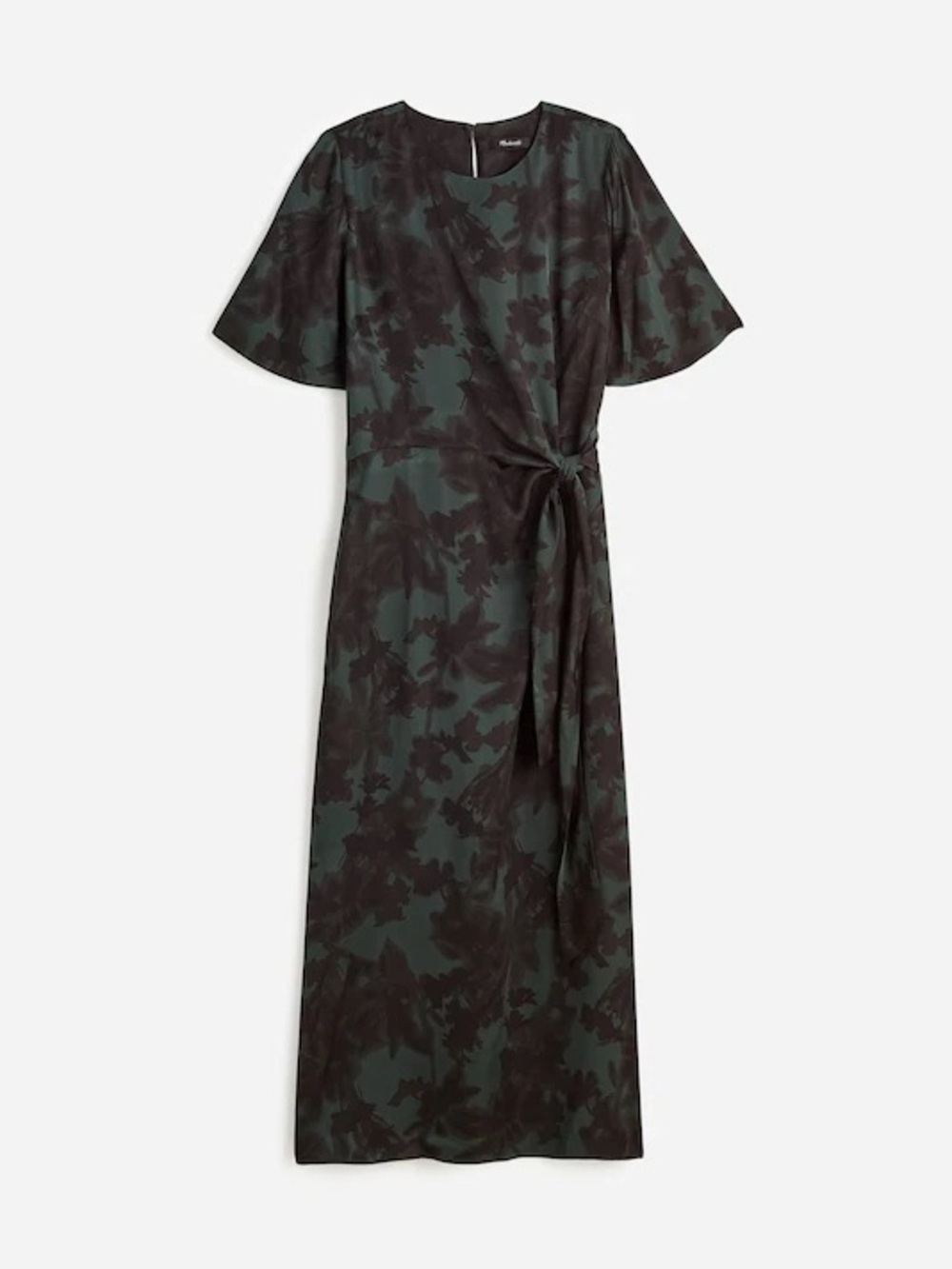 Madewell Tie-Waist Midi Dress in Floral